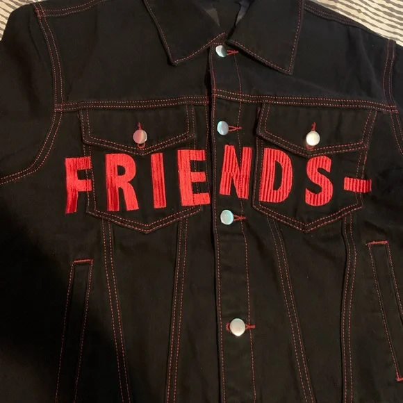 VLONE | Jackets & Coats | Friends Vlone Denim Jacket | Poshmark